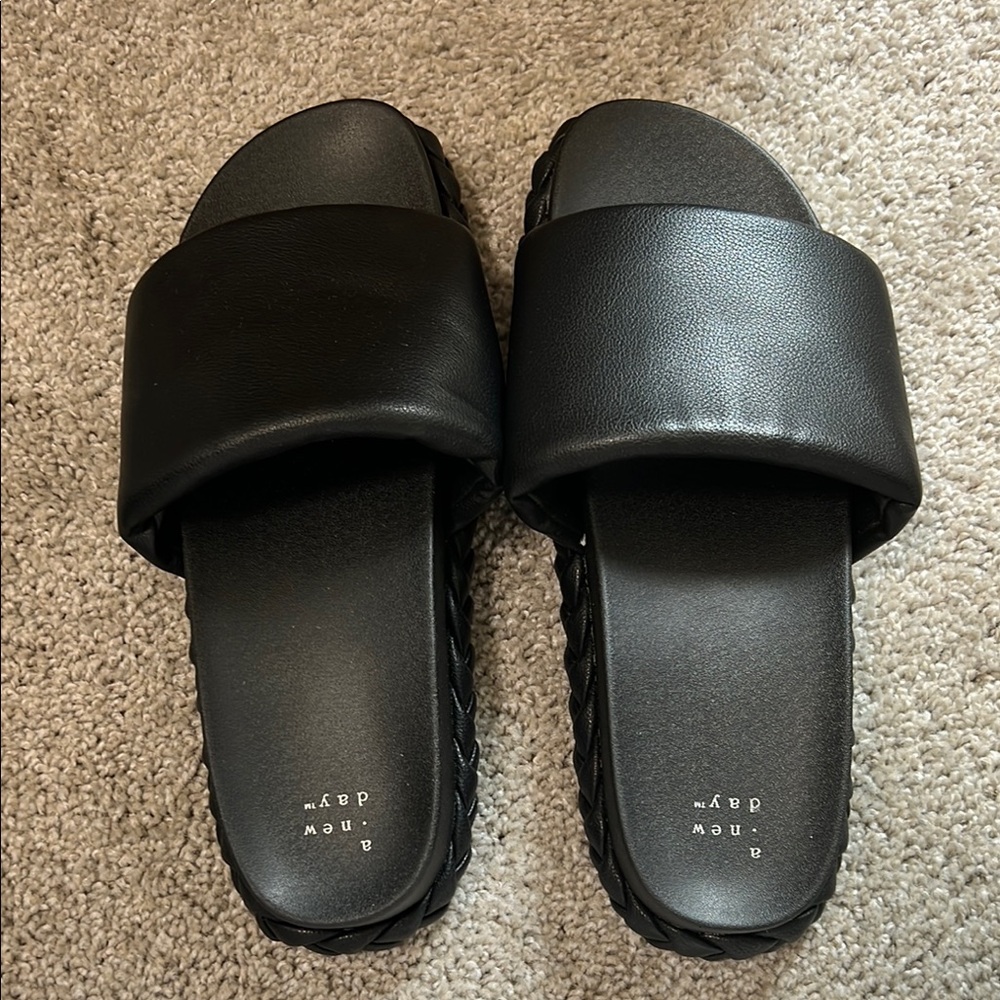 Target Black Slide Sandals